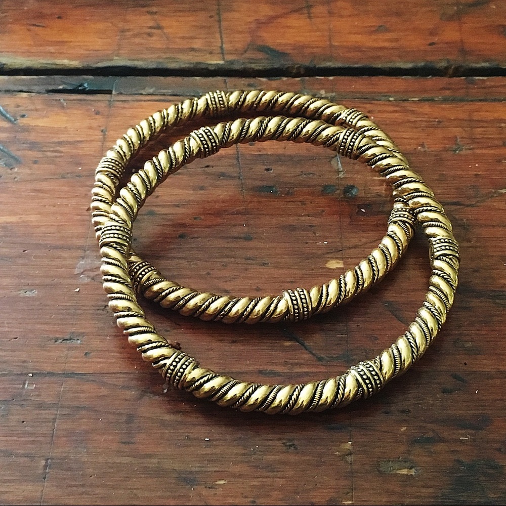 Vintage Oscar De La Renta bangles